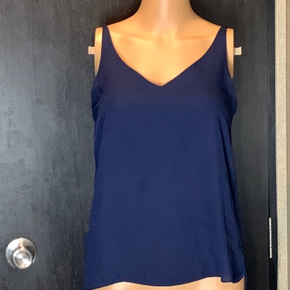 Topshop  blue tank top camisole size 2 - Picture 1 of 8